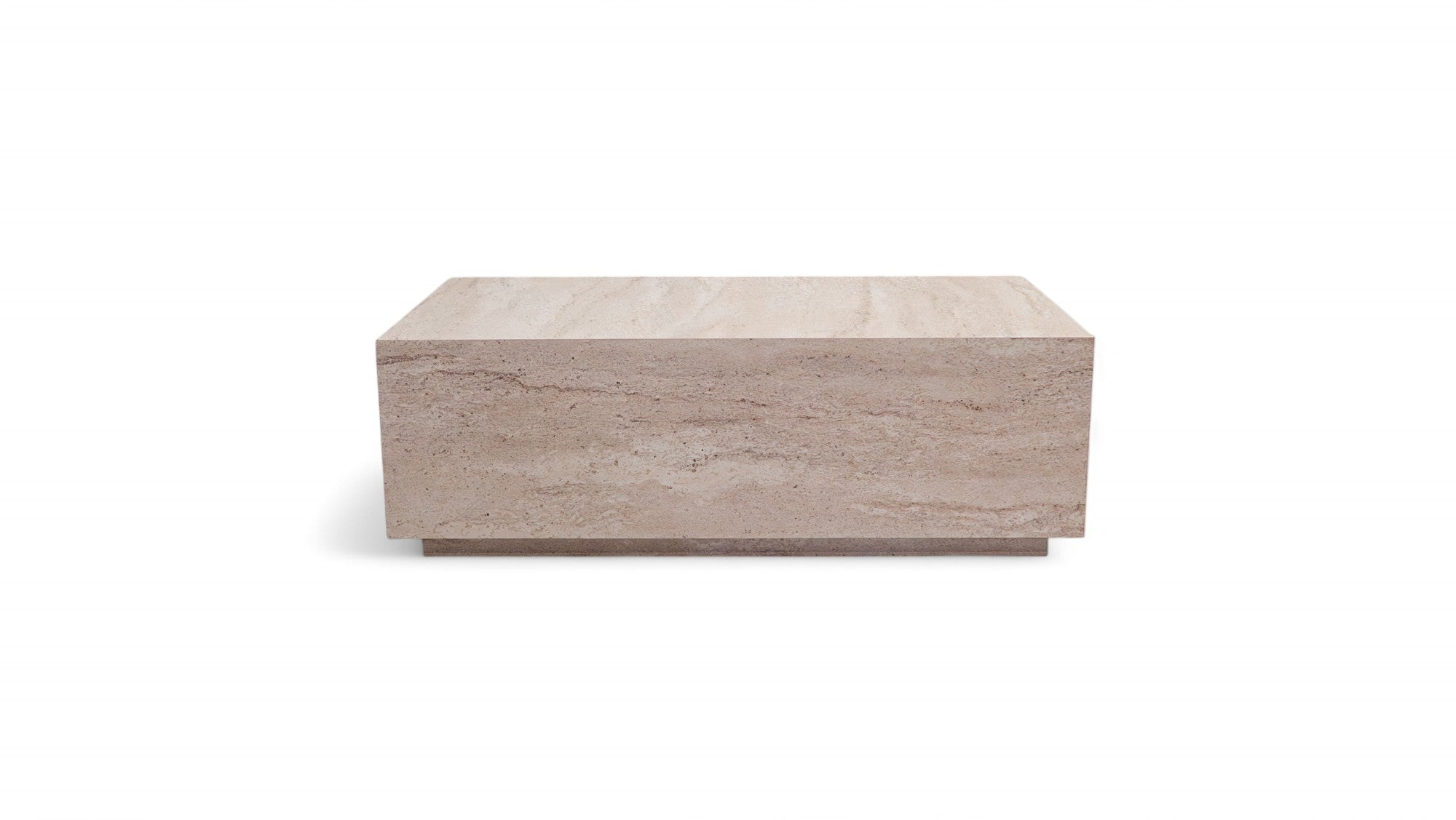 Table basse en travertin