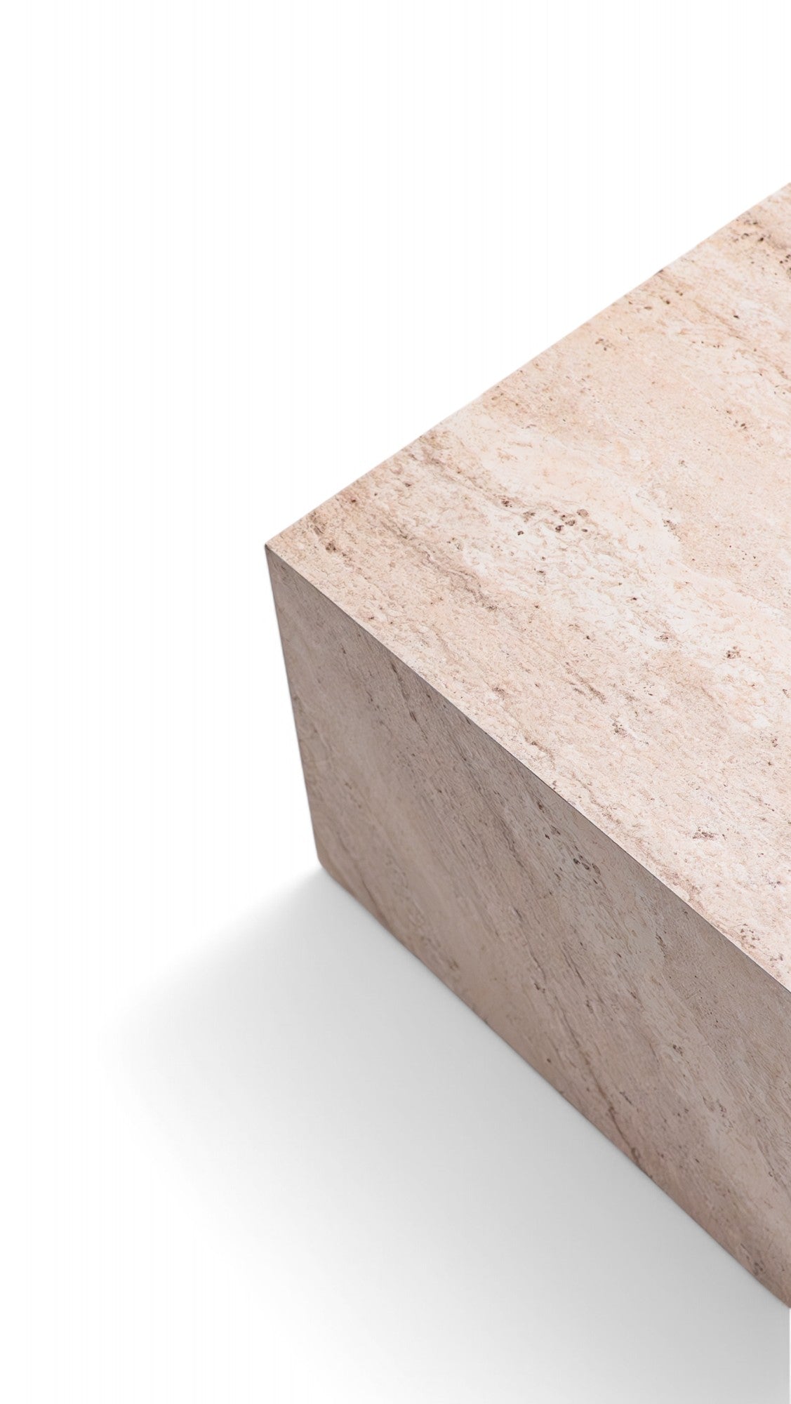 Table basse en travertin
