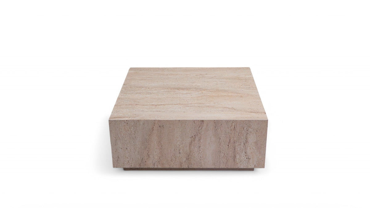 Table basse en travertin